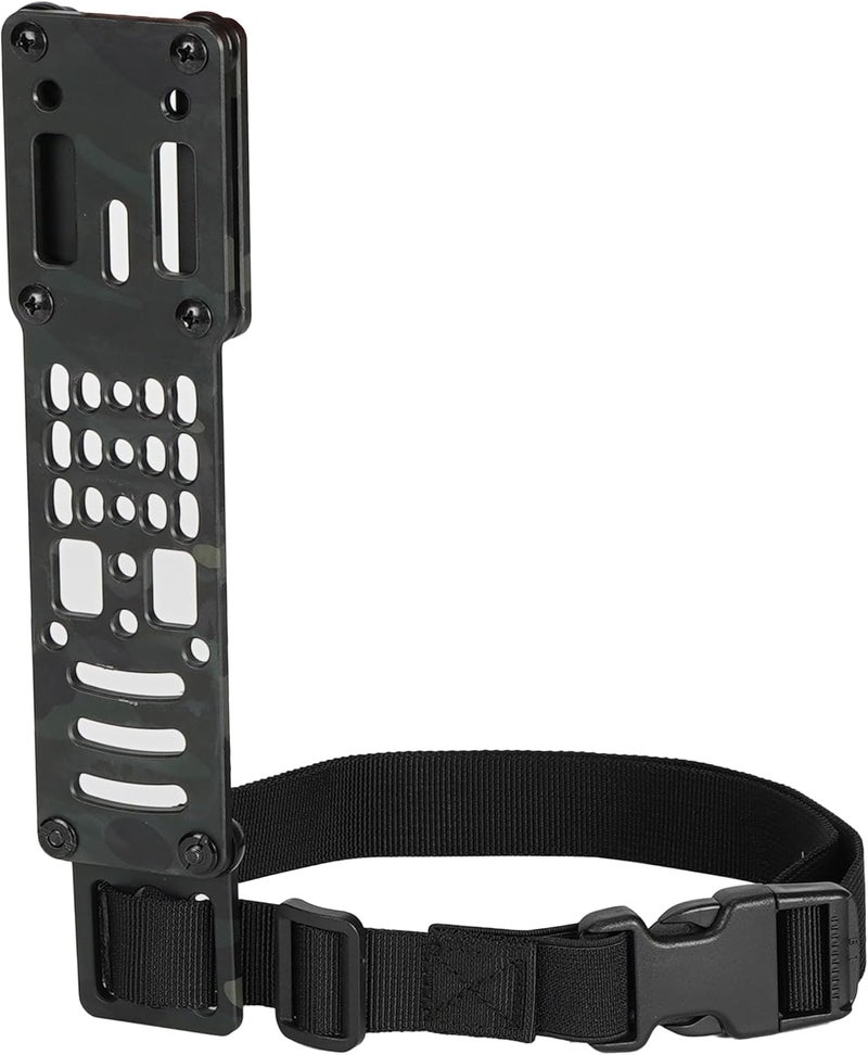 SIVIGEAR Drop Leg Strap Holster for QLS, Aluminum Alloy Modular Holster Adapter with Thigh Strap, Tactical Police Gear for Airsoft and Outdoor Enthusiasts - Image 1